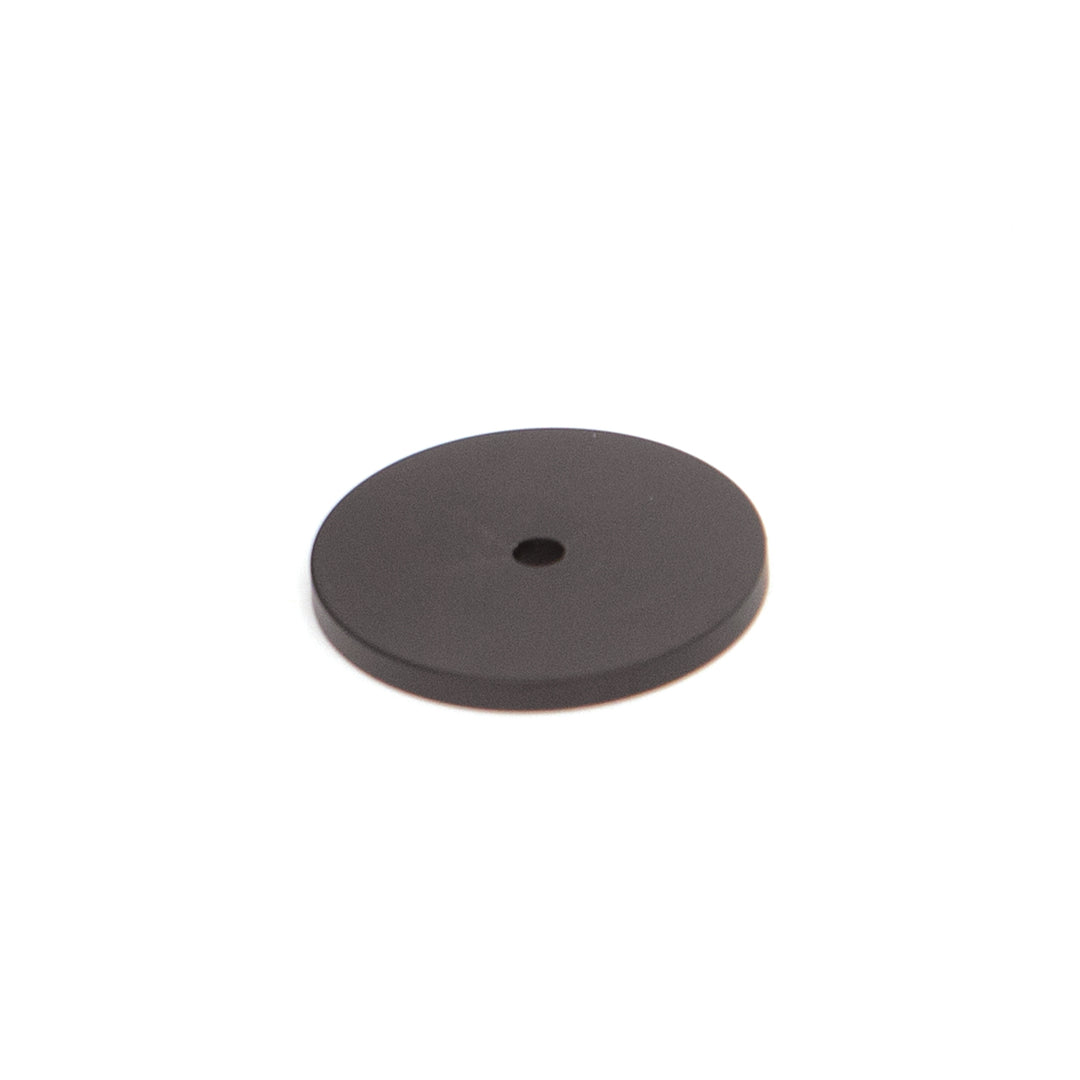 Bellevue Solid Brass Plain Backplate Matt Black 35mm