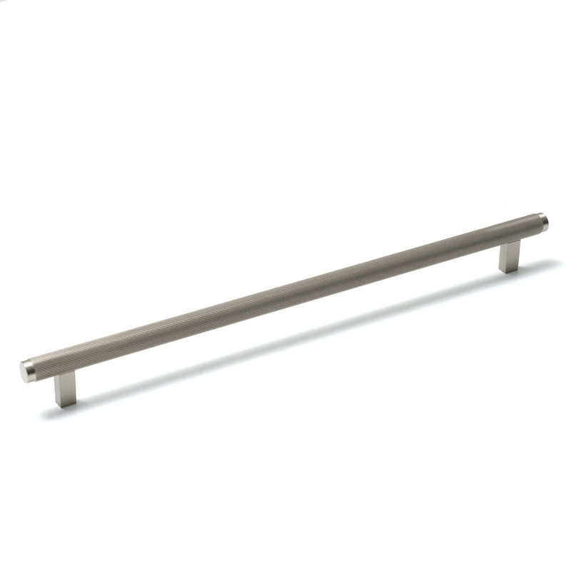 Bellevue Solid Brass Lined Bar Pull Dull Brushed Nickel 320mm