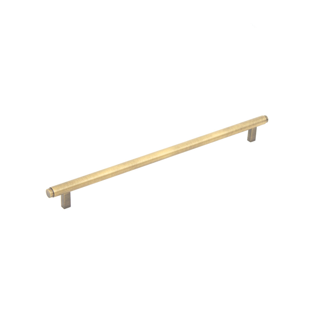 Bellevue Solid Brass Plain Bar Pull Dark Brushed Brass 320mm