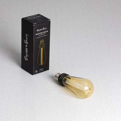 Buster Bulb / Teardrop / Dimmable / Gold