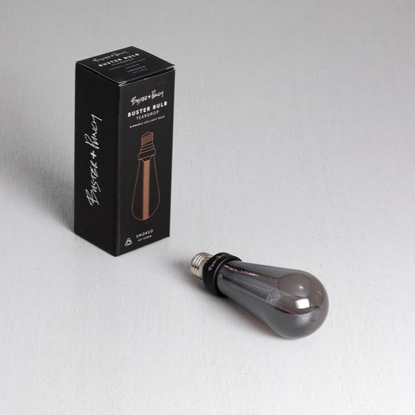 Buster Bulb / Teardrop / Dimmable / Smoked