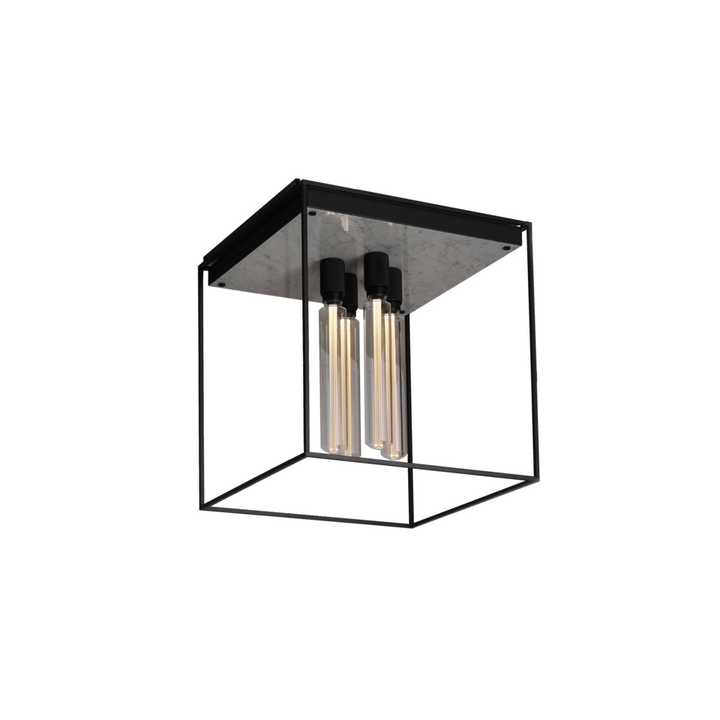 Caged Ceiling 4.0 / White Marble