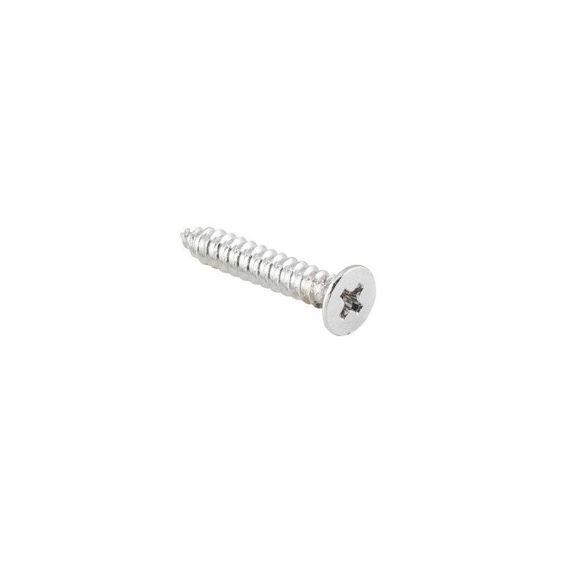 Screw - Hinge Polished Chrome 8g x 25mm (50 pack)