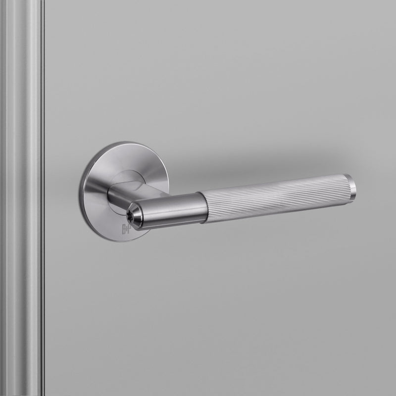 Fixed Door Handle / Single-Sided / Linear / Steel