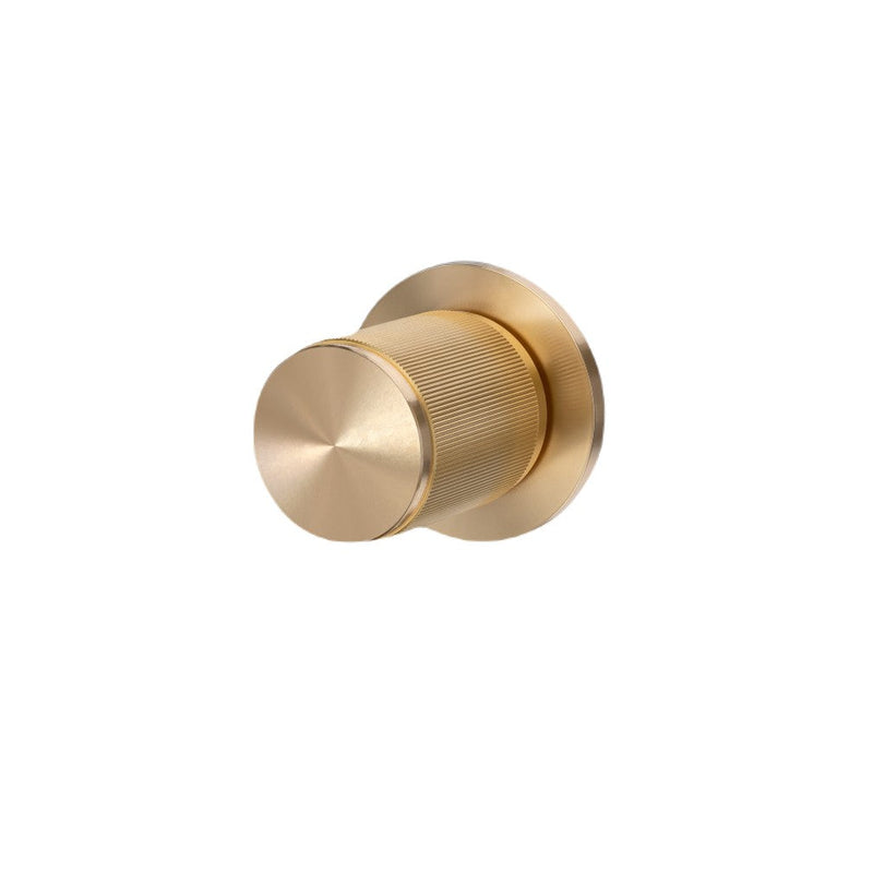 Door Knob / Linear / Brass