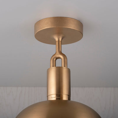 Forked Ceiling / Shade / Medium / Brass