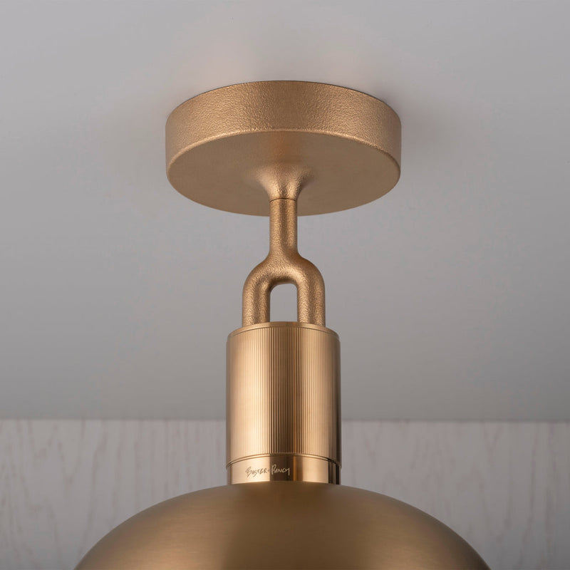Forked Ceiling / Shade / Medium / Brass