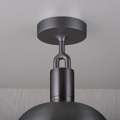 Forked Ceiling / Shade / Large / Gun Metal