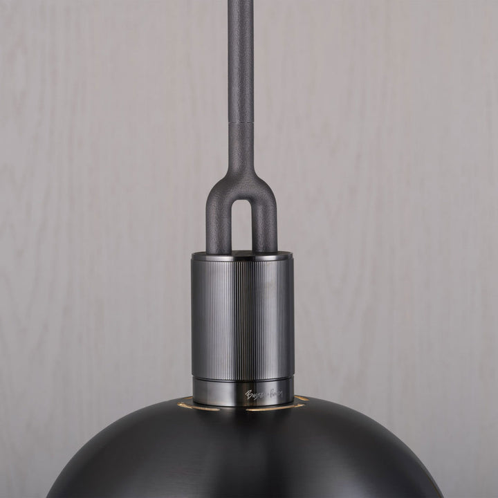 Forked Pendant / Shade / Large / Gun Metal