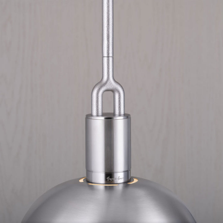 Forked Pendant / Shade / Medium / Steel