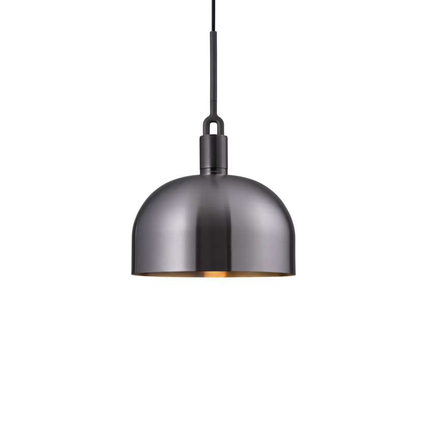 Forked Pendant / Shade / Large / Gun Metal