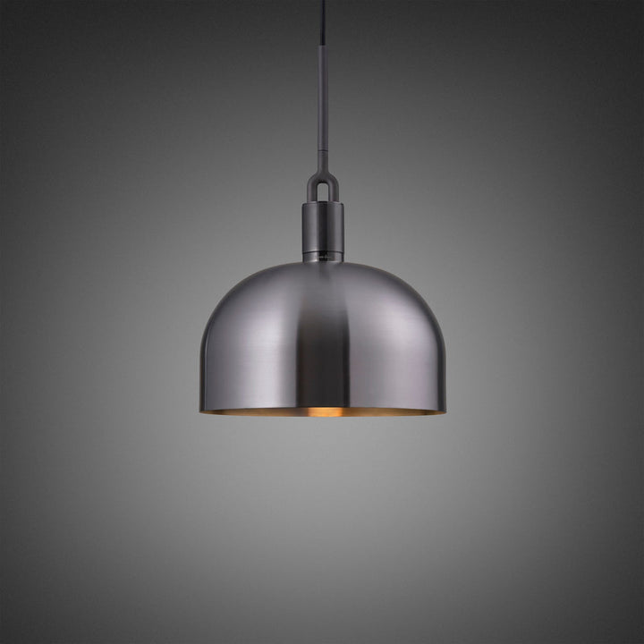 Forked Pendant / Shade / Large / Gun Metal