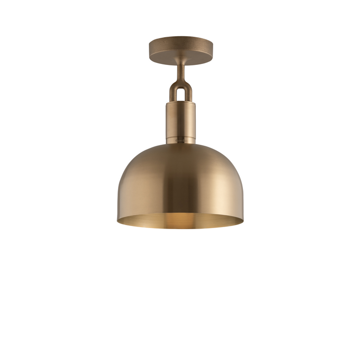 Forked Ceiling / Shade / Medium / Brass