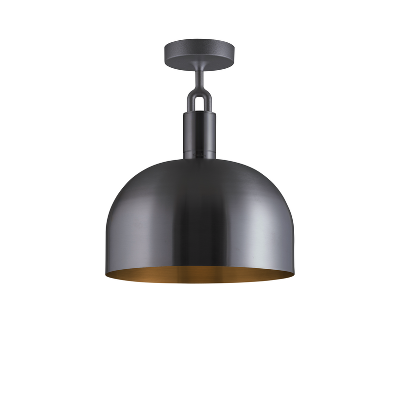 Forked Ceiling / Shade / Large / Gun Metal