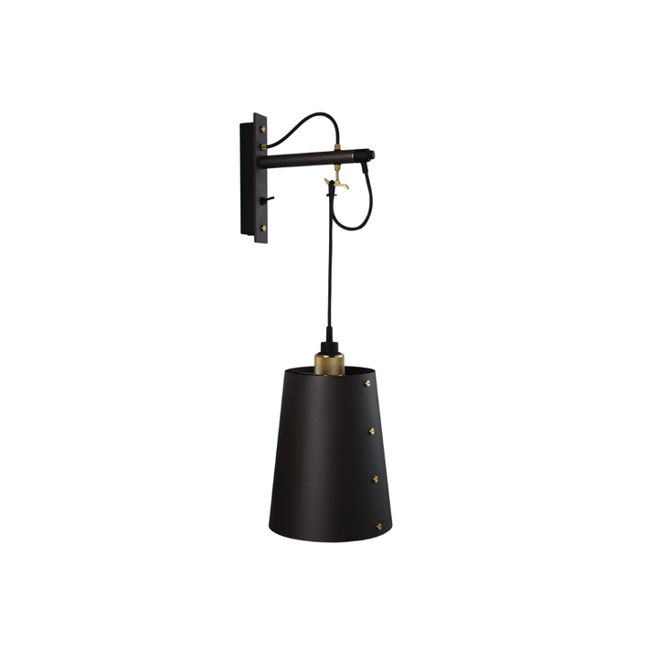 Hooked Wall / Large / Graphite / Brass