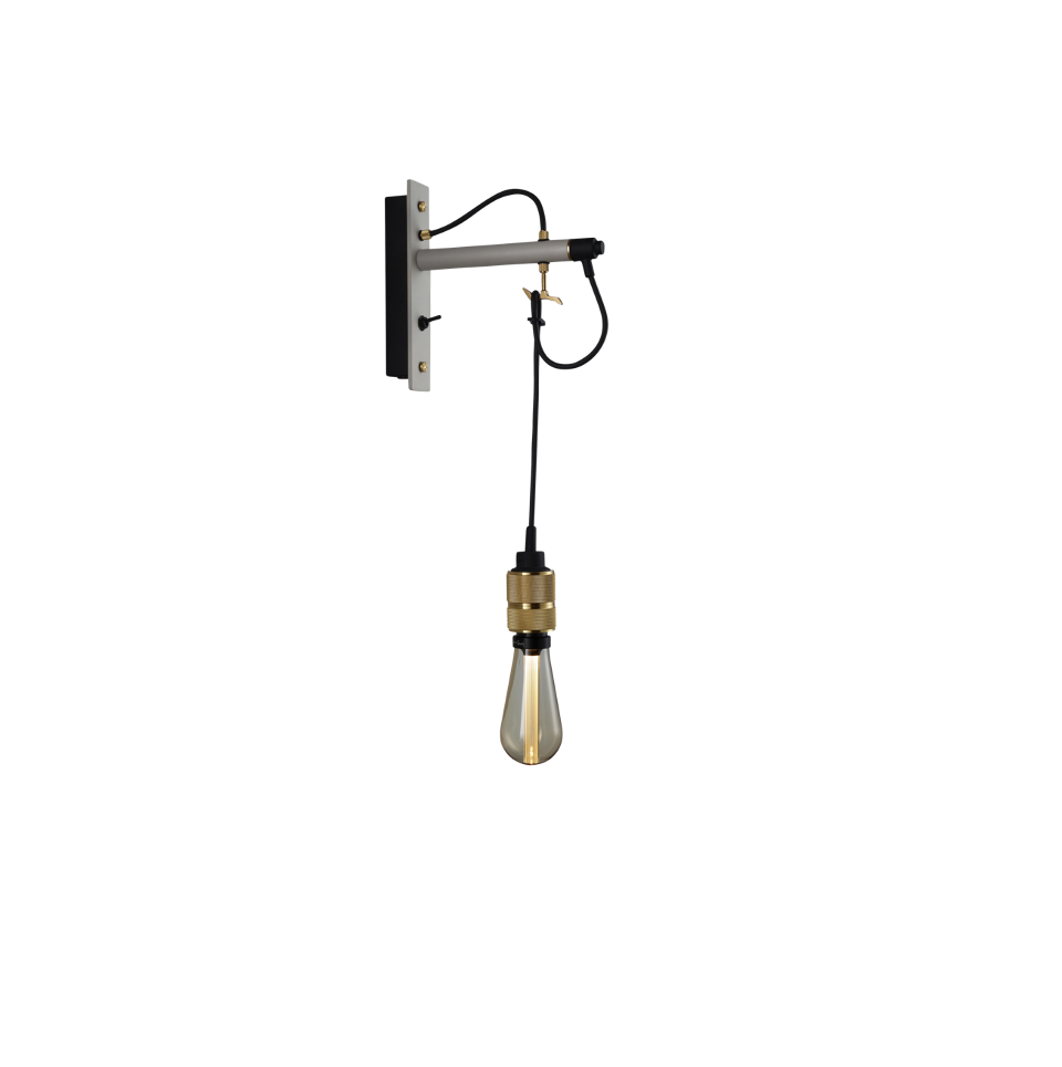 Hooked Wall / Nude / Stone / Brass