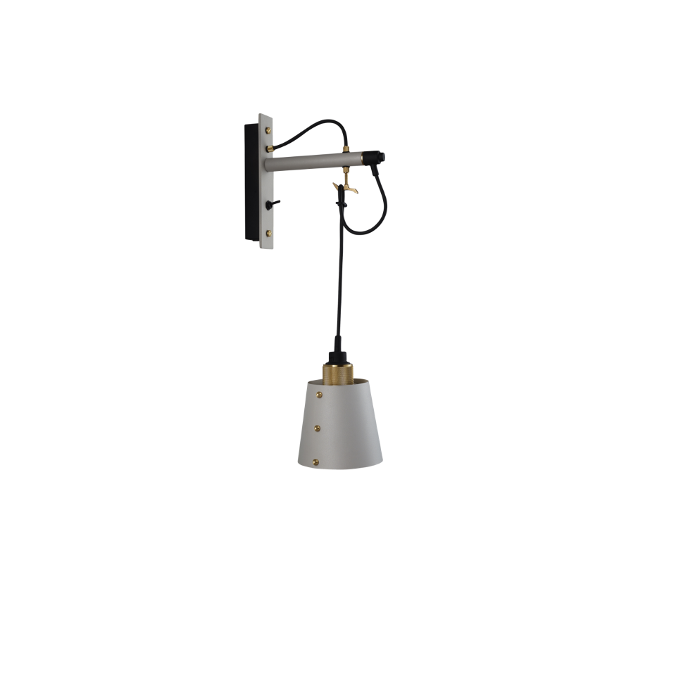 Hooked Wall / Small / Stone / Brass