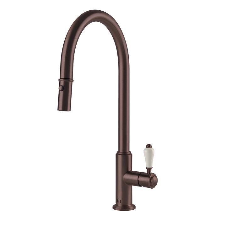 Ludlow Pull Out Sink Mixer English Bronze