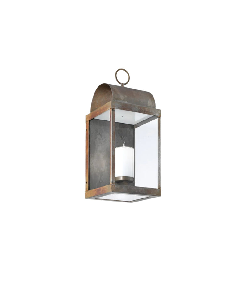 Lanterne Brass Outdoor Wall Light