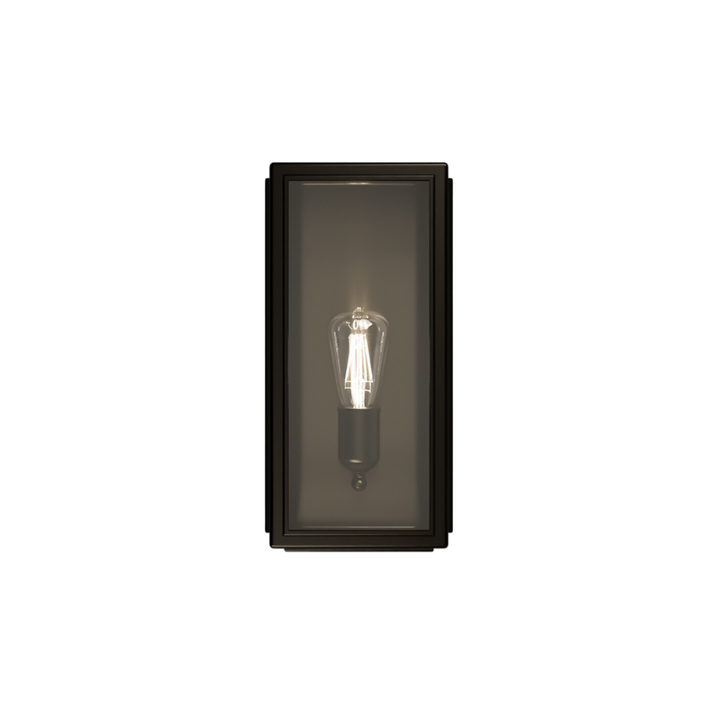 Lille Medium 1 Light Wall Light Old Bronze/Clear