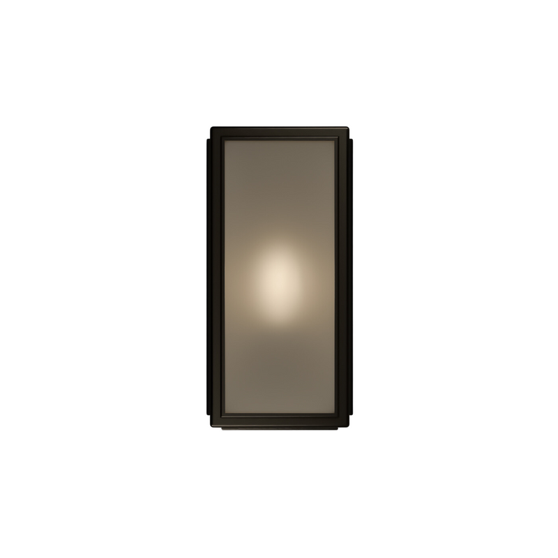 Lille Medium 1 Light Wall Light Old Bronze/Frosted