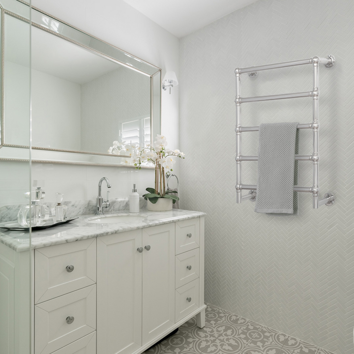 Mayer Heated Towel Rail Chrome