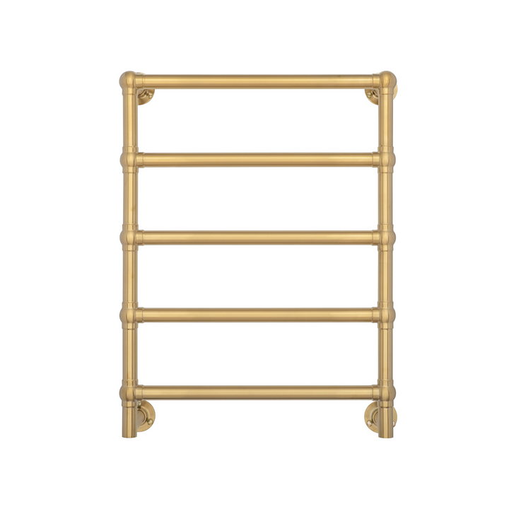Mayer Heated Towel Rail Brushed Brass