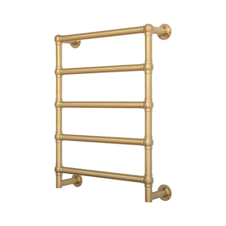 Mayer Heated Towel Rail Brushed Brass