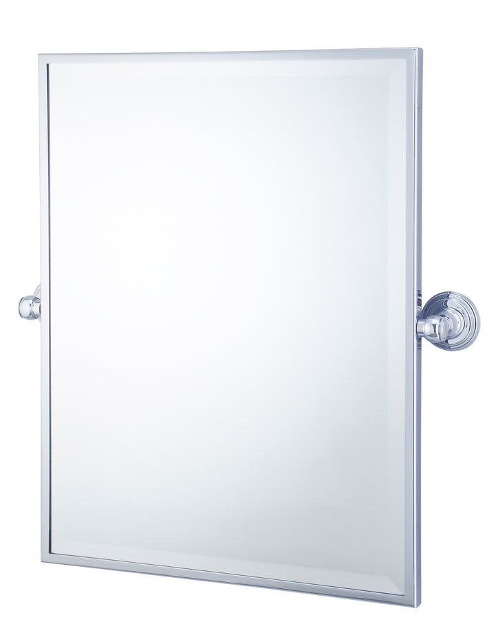 Mayer Pivot Rectangular Mirror Chrome