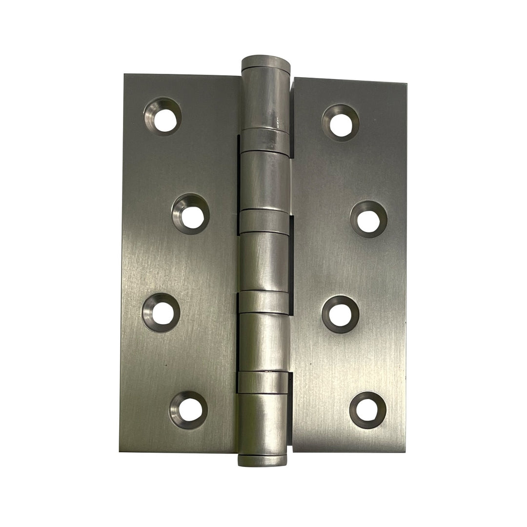 Solid Brass Hinge 100mm x 76mm Dull Brushed Nickel