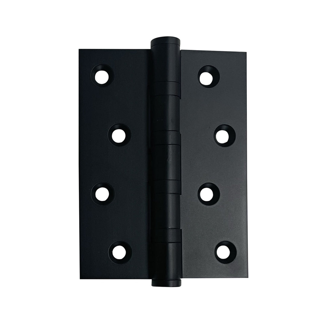 Solid Brass Hinge 100mm x 76mm Matt Black