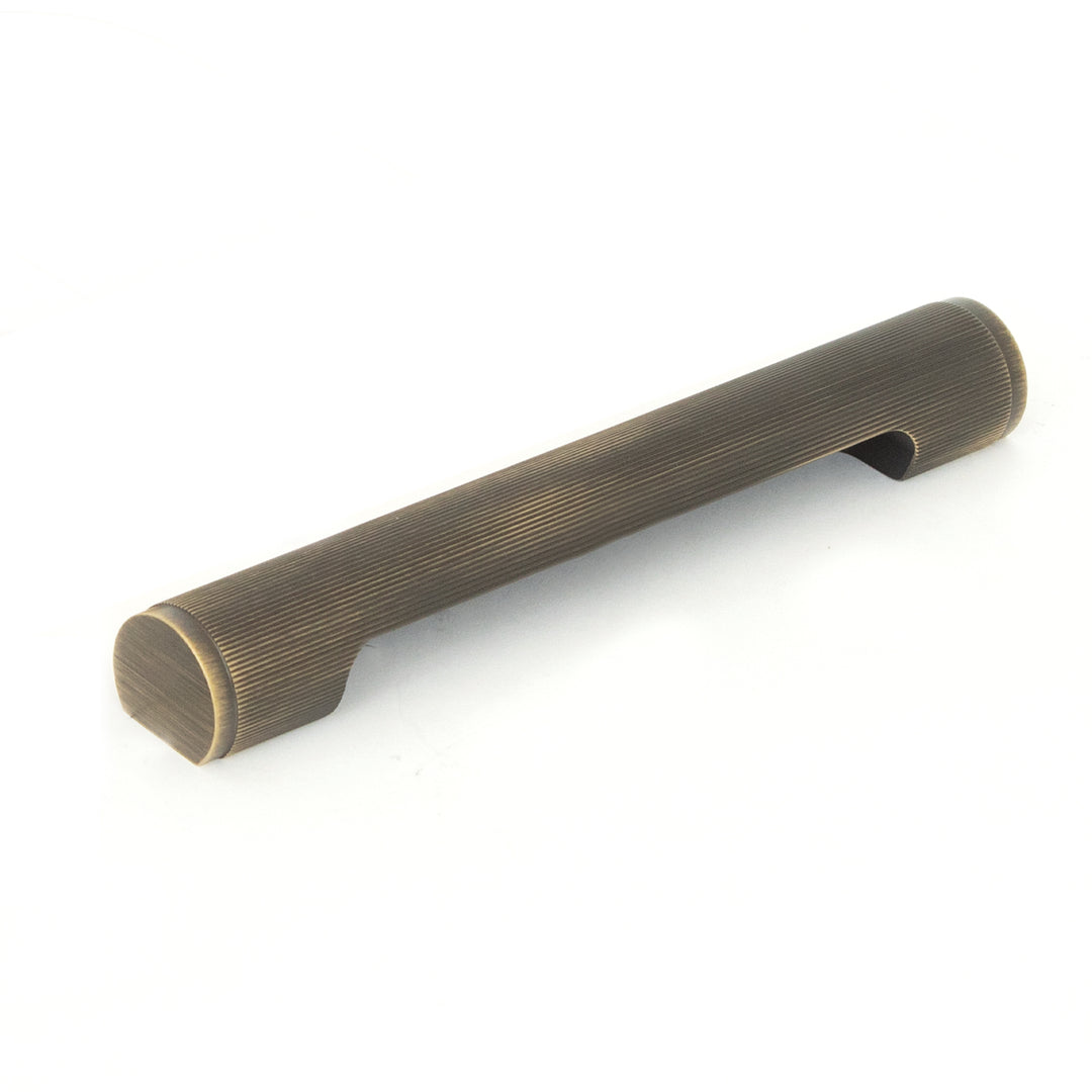 Manhattan Solid Brass Lined Pull Handle Dark Brushed Brass 160mm