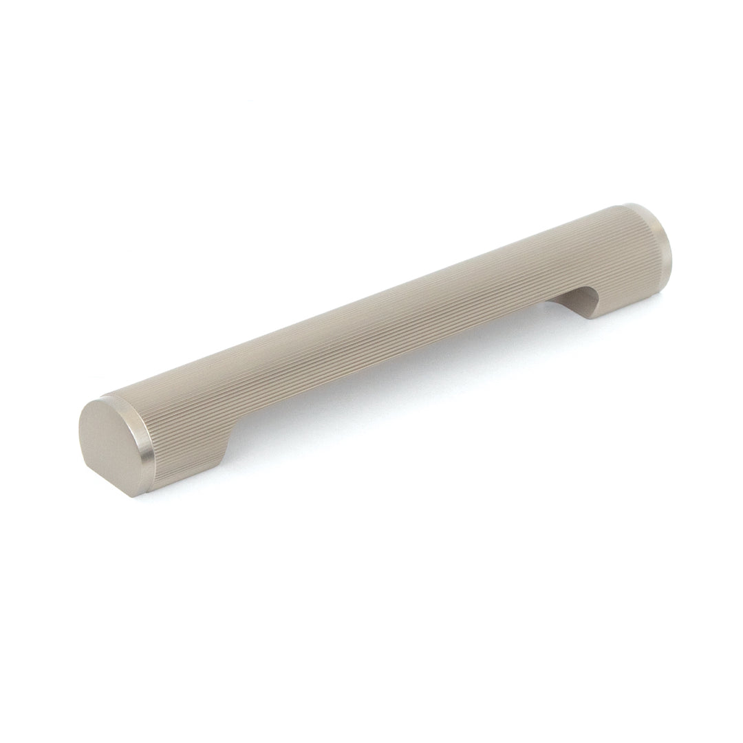 Manhattan Solid Brass Lined Pull Handle Dull Brushed Nickel 160mm