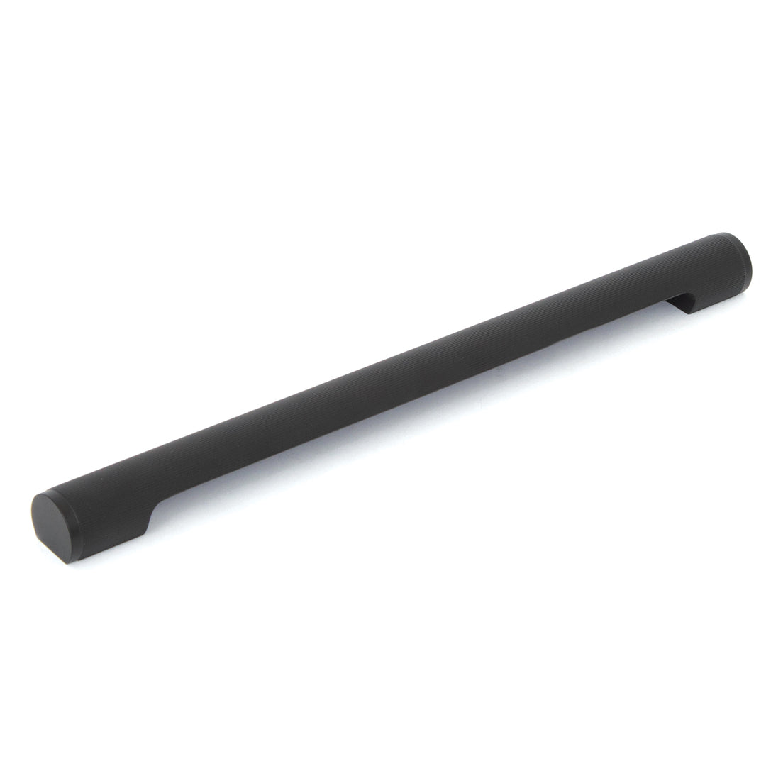 Manhattan Solid Brass Lined Pull Handle Matt Black 320mm