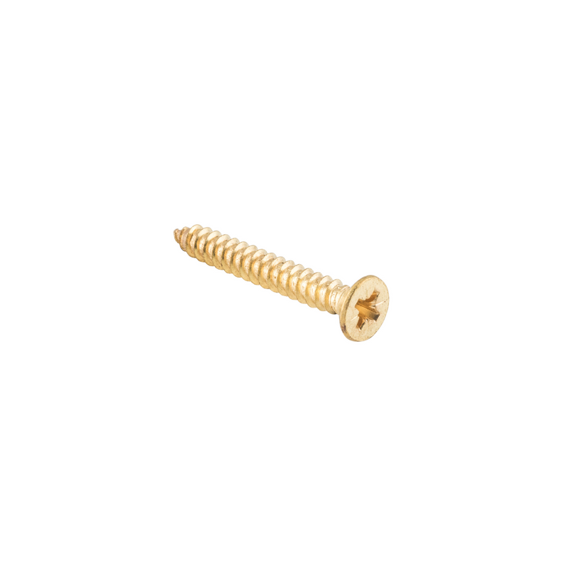 Screw - Hinge Stainless Steel Electroplated Brass 10g x 32mm (50 pack)