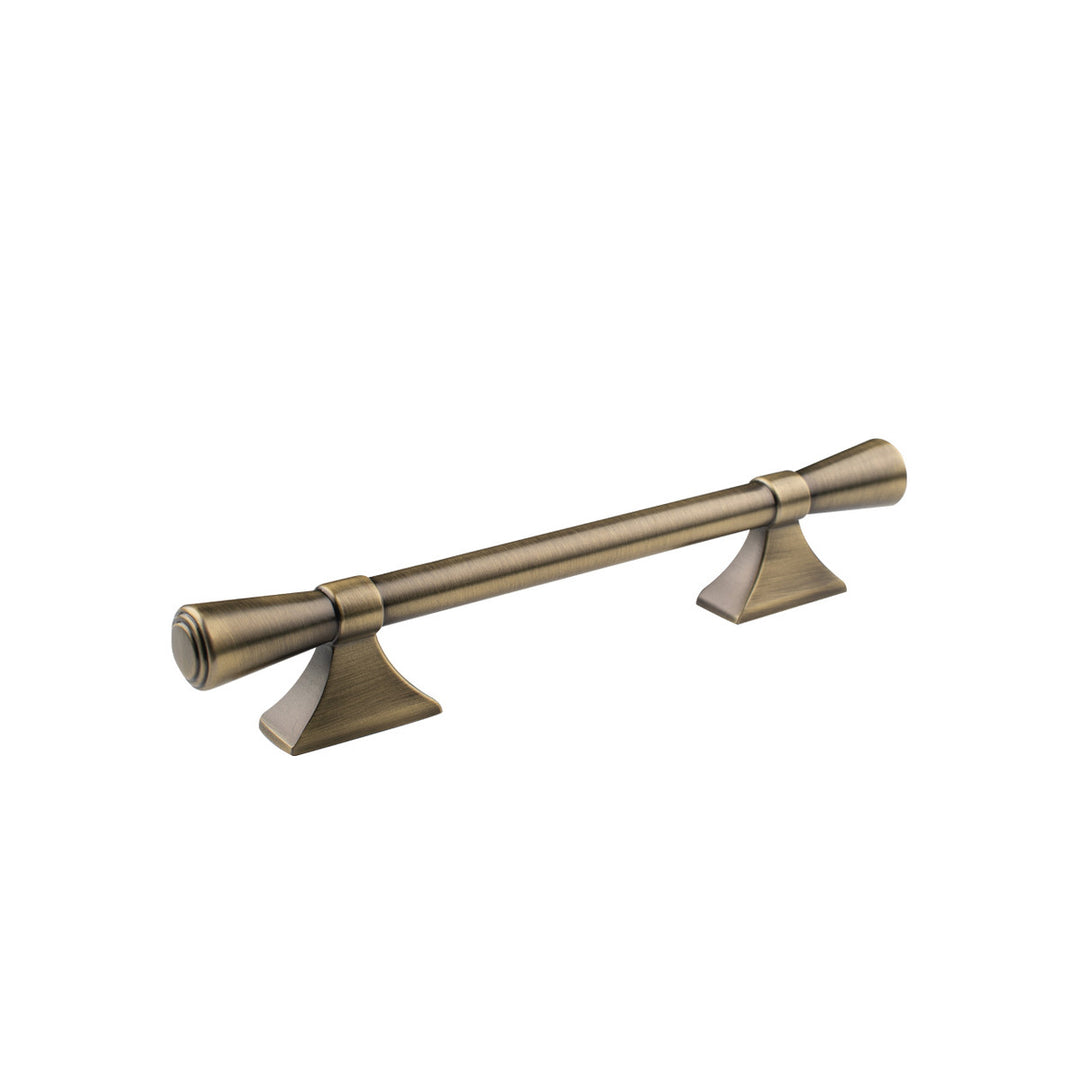 Pembrey Bar Handle Dark Brushed Brass 128mm