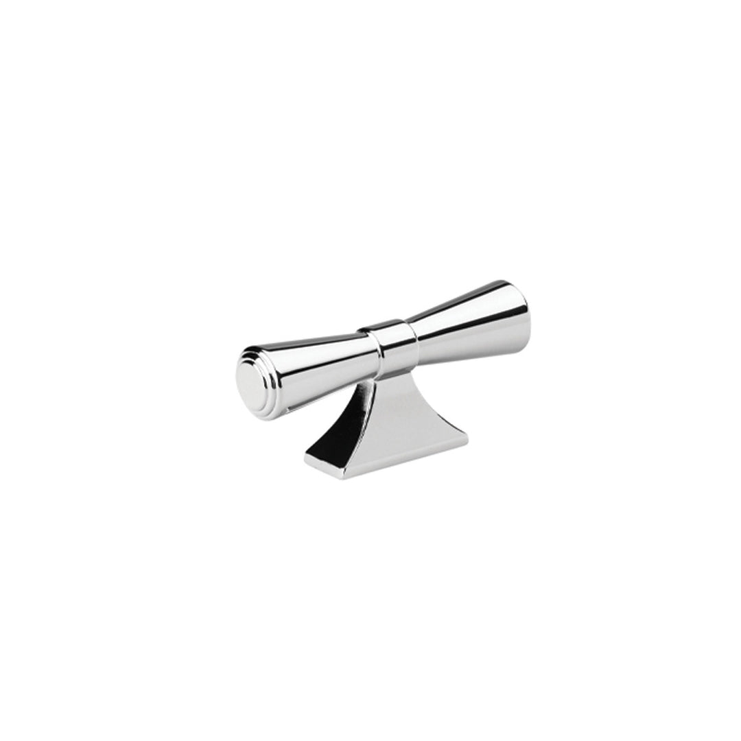 Pembrey T Knob Polished Nickel 82mm
