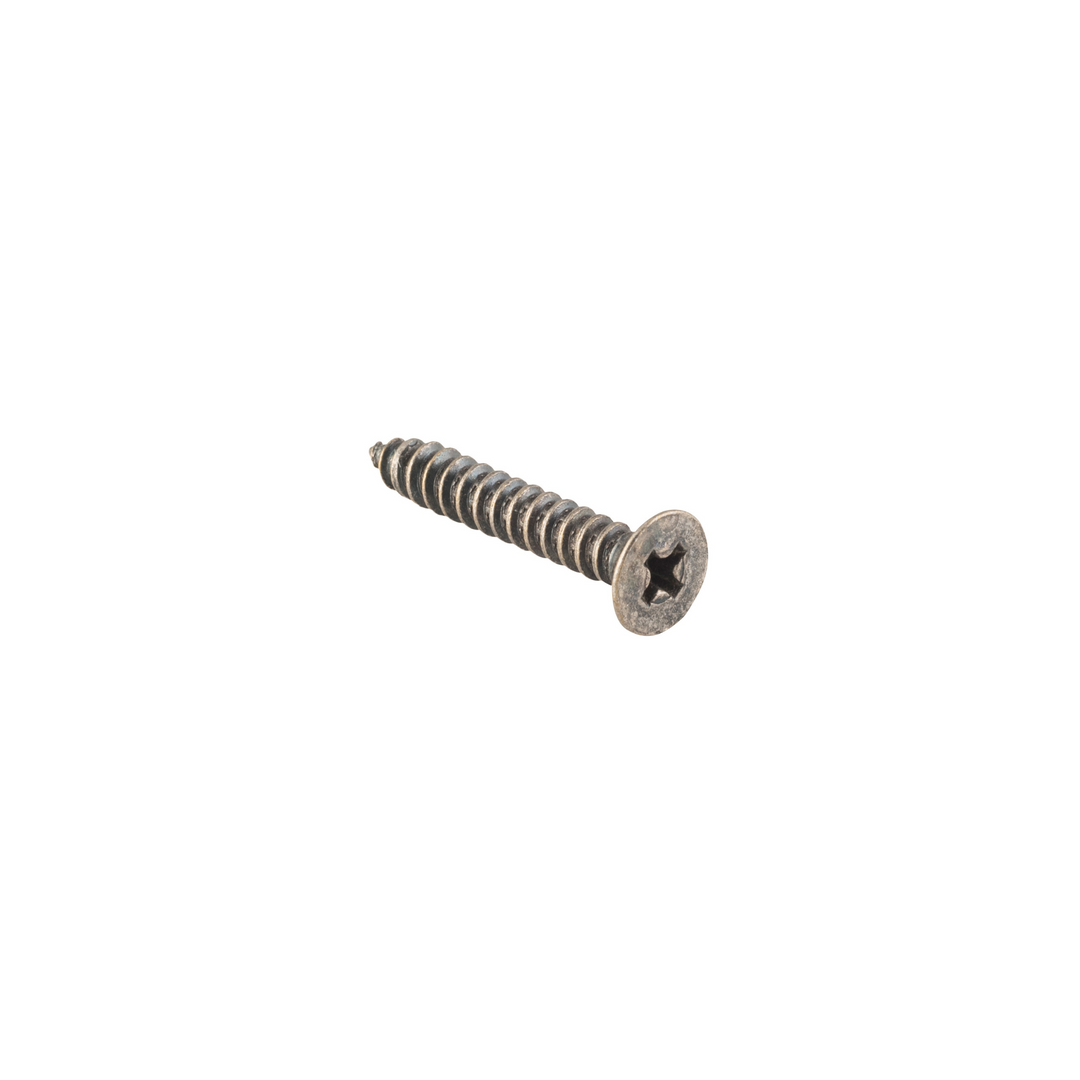 Screw - Hinge Stainless Steel Rumbled Nickel 8g x 25mm (50 pack)