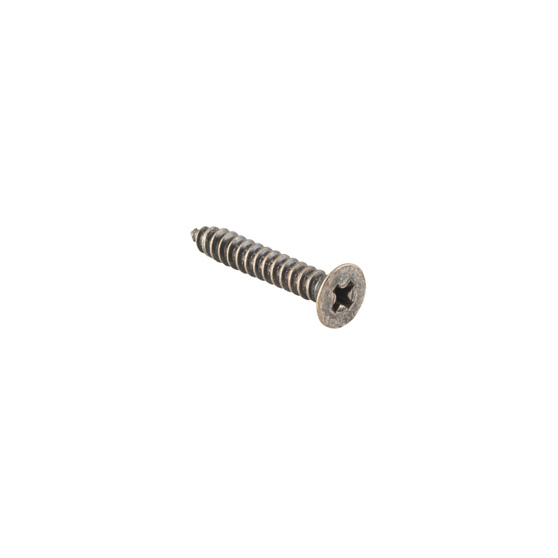 Screw - Hinge Rumbled Nickel 8g x 25mm (50 pack)