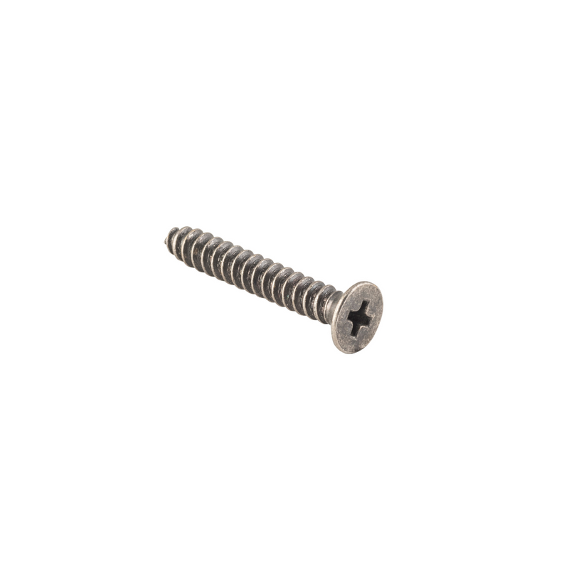 Screw - Hinge Rumbled Nickel 10g x 32mm (50 pack)