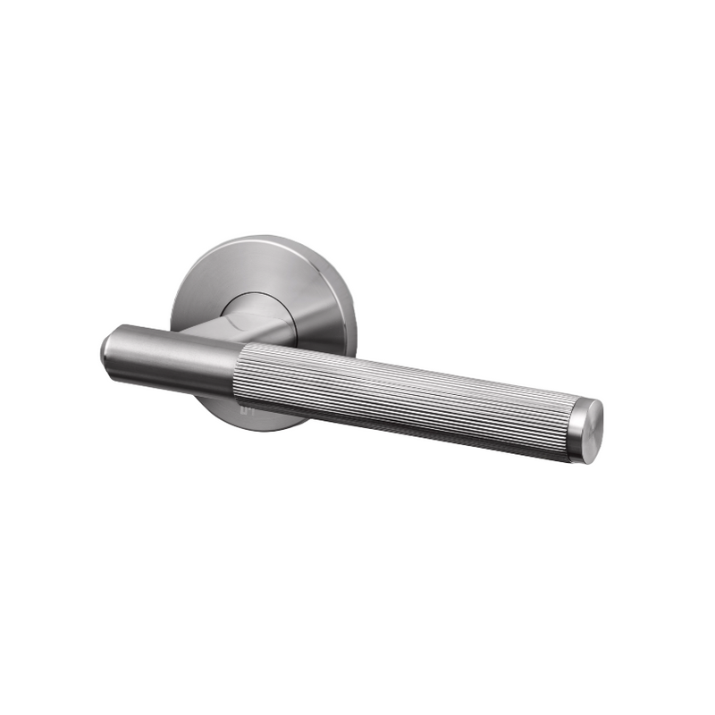 Door Handle / Linear / Sprung / Passage / Steel