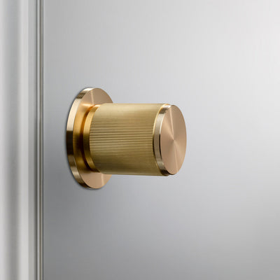 Door Knob / Linear / Brass