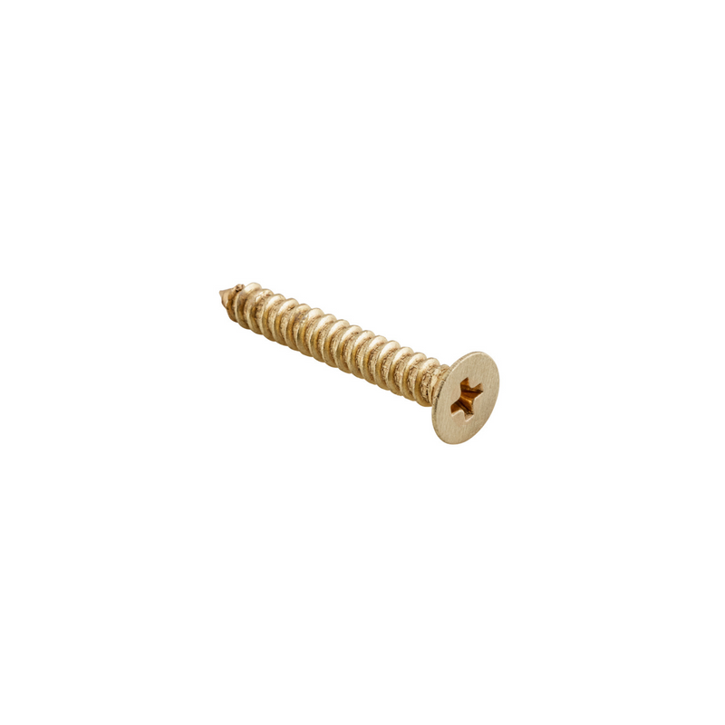 Screw - Hinge Satin Brass 10g x 32mm (50 pack)