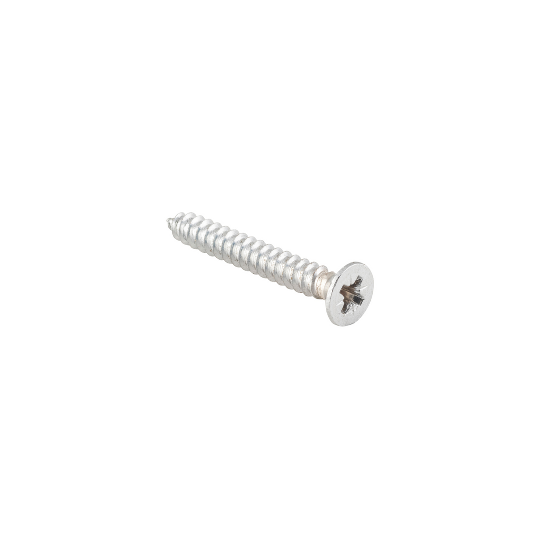 Screw - Hinge Satin Chrome 10g x 32mm (50 pack)