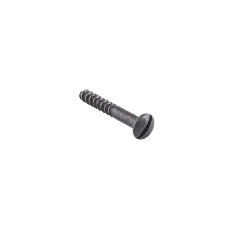 Screw - Domed Head Matt Black 6g x 25mm (50 pack)