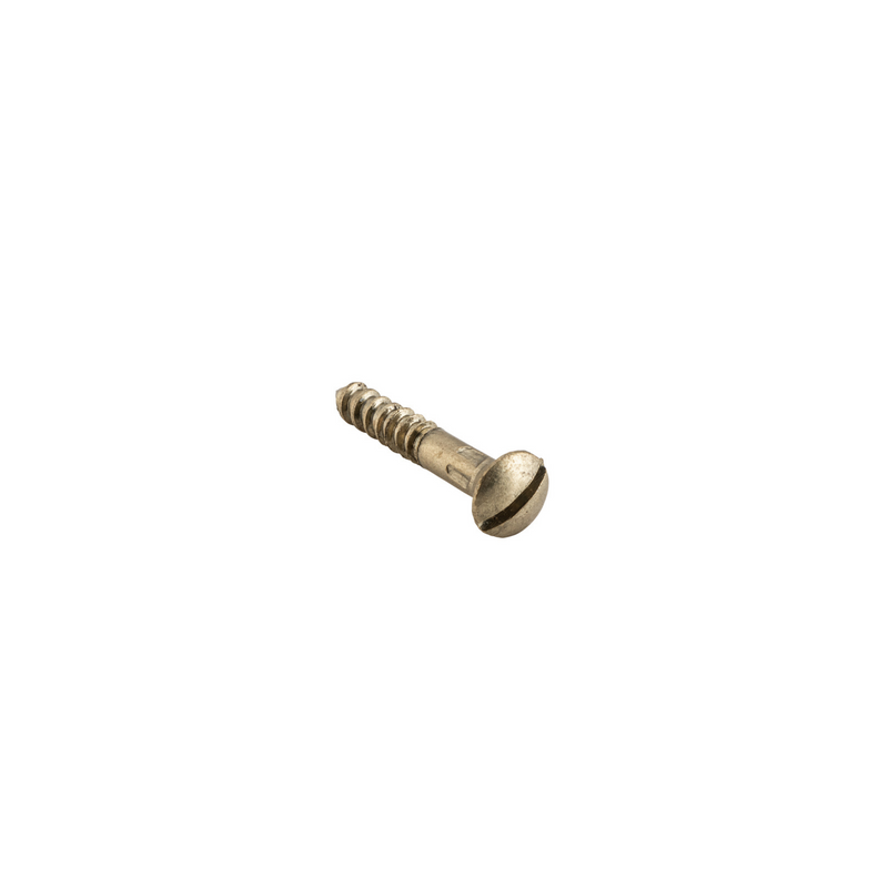 Screw - Domed Head Satin Brass 5g x 19mm (50 pack)