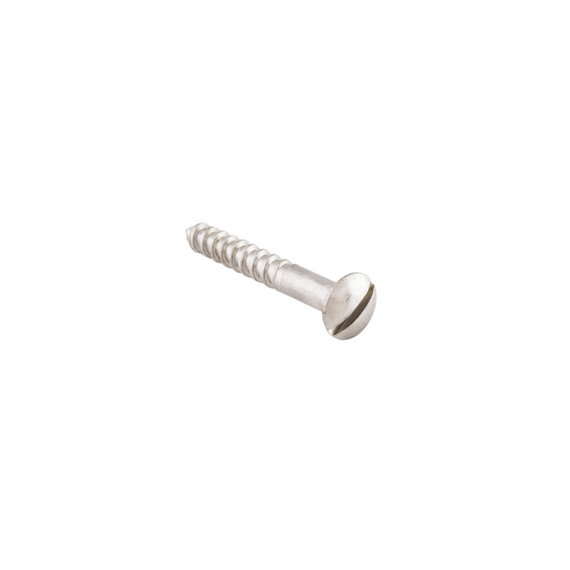 Screw - Domed Head Satin Nickel 6g x 25mm (50 pack)