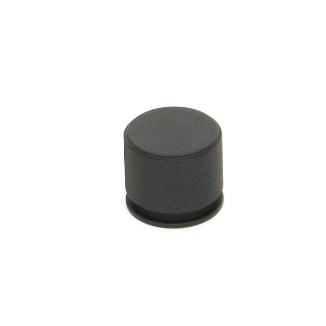 Sussex Solid Brass Lined Knob Matt Black 35mm