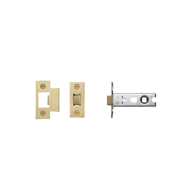 Tubular Latch / Door Handle / 57mm / Brass