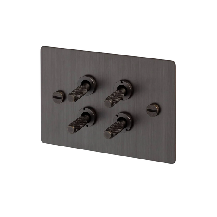 4G Toggle / Horizontal / 2-Way / Cross / Smoked Bronze